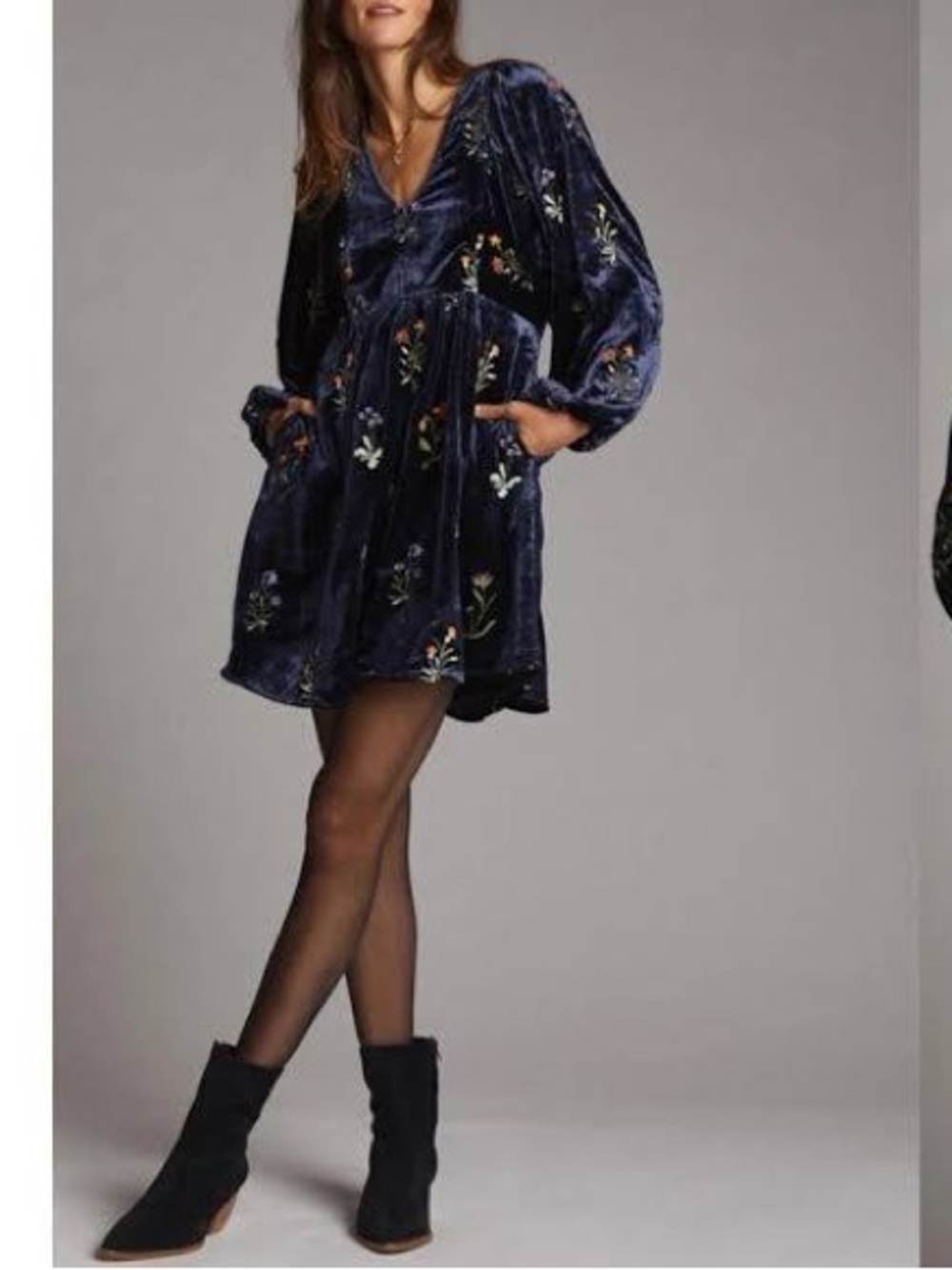 Love and Legend Boho/ coastal/ Large Velvet Dress